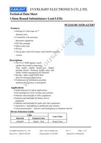 95-21SURC/S530-A2/TR7 Datasheet Cover