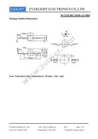 95-21SURC/S530-A3/TR9 Datasheet Page 2