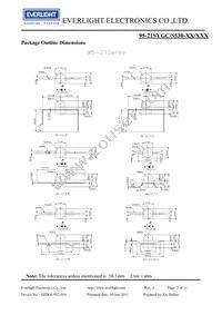 95-21SYGC/S530-E2/TR10 Datasheet Page 2