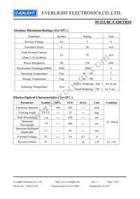 95-21UBC/C430/TR10 Datasheet Page 3