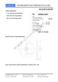 95-21UBC/C430/TR7 Datasheet Page 5