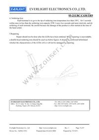 95-21UBC/C430/TR9 Datasheet Page 9