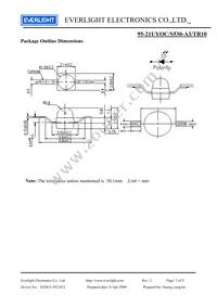 95-21UYOC/S530-A3/TR10 Datasheet Page 2