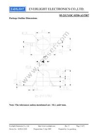 95-21UYOC/S530-A3/TR7 Datasheet Page 2