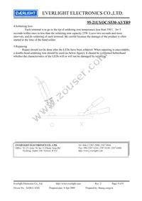 95-21UYOC/S530-A3/TR9 Datasheet Page 9