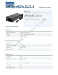 96PSA-A60W12V1-1 Datasheet Cover