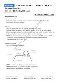 99-216UJC/3437300/TR8 Datasheet Page 15