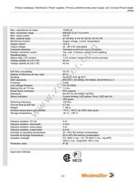 9916250024 Datasheet Page 2