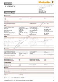 9928890005 Datasheet Page 2