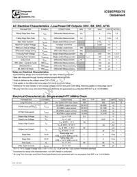 9EPRS475BGLFT Datasheet Page 17