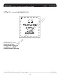 9UMS9633BKILF Datasheet Page 19