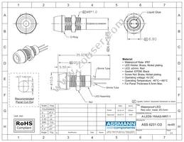 A-LED8-1RAAS-MR7-1 Datasheet Cover