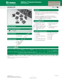 A0709SCLRP Datasheet Cover