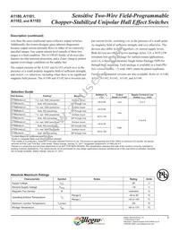 A1180LUA-T Datasheet Page 2