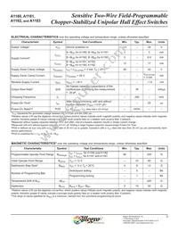 A1180LUA-T Datasheet Page 3