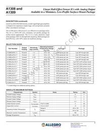 A1309LUA-9-T Datasheet Page 2