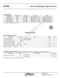 A1334LLETR-DD-T Datasheet Page 3