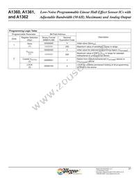 A1360LKTTN-T Datasheet Page 22