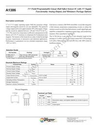 A1386LLHLX-T Datasheet Page 3