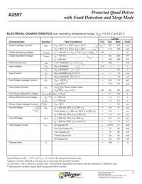 A2557SLBTR-T Datasheet Page 5