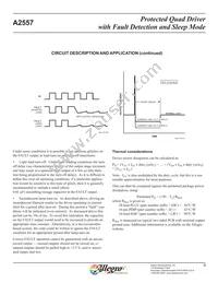 A2557SLBTR-T Datasheet Page 9