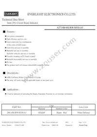 A2714B/4SURW/S530-A3 Datasheet Cover