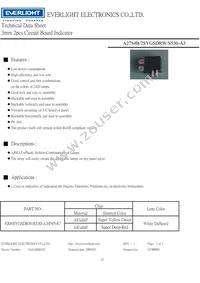 A2784B/2SYGSDRW/S530-A3 Datasheet Cover
