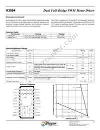 A3964SLBTR-T Datasheet Page 2