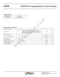 A3979SLP-T Datasheet Page 2