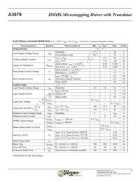 A3979SLP-T Datasheet Page 4