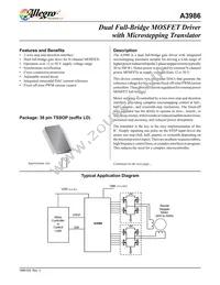 A3986SLDTR-T Datasheet Page 2