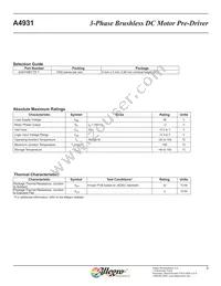 A4931MET-T Datasheet Page 2