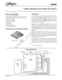 A4938EETTR-T Datasheet Cover