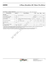 A4938EETTR-T Datasheet Page 5