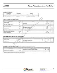 A4941KLPTR-T Datasheet Page 3