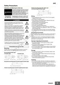 A4E-C211VA Datasheet Page 5