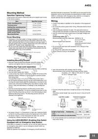 A4EG-BE2R041 Datasheet Page 11