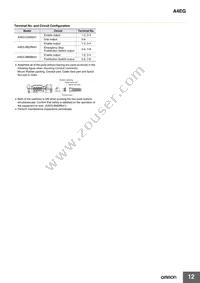 A4EG-BE2R041 Datasheet Page 12