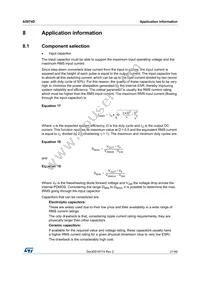 A5974DTR Datasheet Page 21