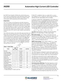 A6268KLPTR-T Datasheet Page 11
