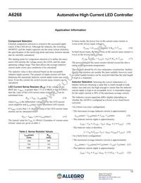 A6268KLPTR-T Datasheet Page 15