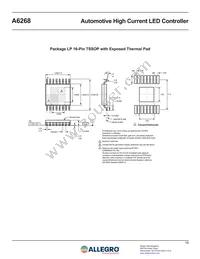 A6268KLPTR-T Datasheet Page 18