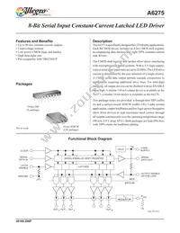 A6275SLWTR-T Datasheet Page 2