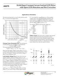 A6275SLWTR-T Datasheet Page 11