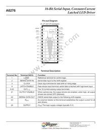 A6276SLWTR-T Datasheet Page 3