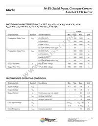 A6276SLWTR-T Datasheet Page 6