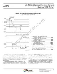 A6276SLWTR-T Datasheet Page 7