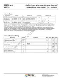 A6279ELWTR-T Datasheet Page 2
