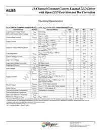 A6285EETTR-T Datasheet Page 5