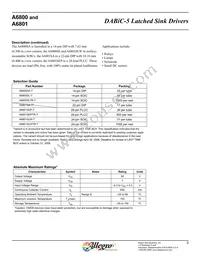 A6801SLW-T Datasheet Page 2